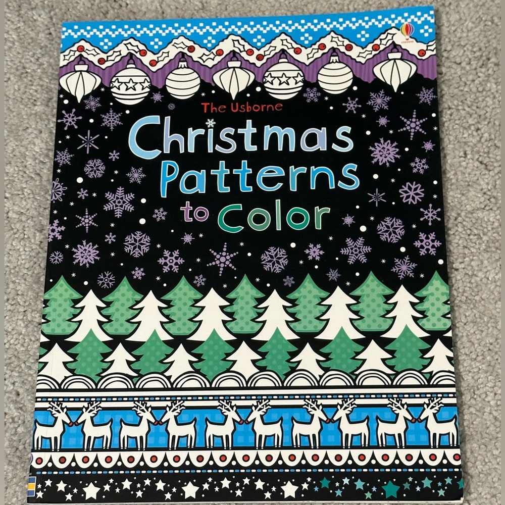 Christmas patterns to color - coloring book